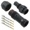 BB-04BMMA-QL8SPP - CONN RCPT MALE 4POS GOLD CRIMP