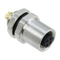 851-004-203R004 - CONN PLUG FMALE 4P GOLD SLDR CUP