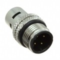858-D04-103RSS4 - CONN RCPT MALE 4P GOLD SLDR CUP