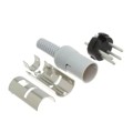09GM4MX - CONN PLUG MALE DIN 4POS SOLDER