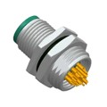 M12A-12PMMS-SH8001 - CONN PLUG MALE 12P GOLD SLDR CUP