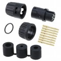 6280-8SG-3DC - CONN PLUG FMALE 8POS GOLD CRIMP