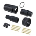 6280-8SG-519 - CONN PLUG FMALE 8POS GOLD CRIMP