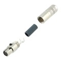 TA6FSH - CONN PLUG FMALE MINI XLR 6P SLDR