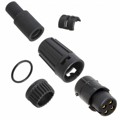 6382-4SG-513 - CONN PLUG FMALE 4P GOLD SLDR CUP