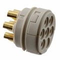 1593645 - CONN FMALE INSERT 6P SOLDER CUP