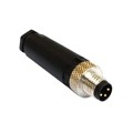 PXPPAM08FIM03AST - CONN RCPT MALE 3POS GOLD SCREW