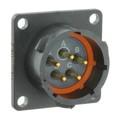 UTS014E5P - CONN RCPT MALE 5P GOLD SLDR CUP