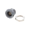 PLG.M0.4SL.LG - CONN RCPT FMALE 4P GOLD SLDR CUP