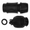 UTS1JC124PSCR - CONN RCPT MALE 4POS GOLD SCREW