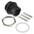 17-400173 - CONN RCPT FMALE 3POS GOLD CRIMP