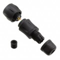 UTS6JC8E2S - CONN PLUG FMALE 2P GOLD SLDR CUP