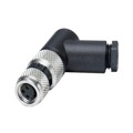 1407582 - CONN RCPT FMALE 3POS GOLD SCREW