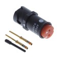 SJS830271 - CONN RCPT MALE 2POS GOLD CRIMP