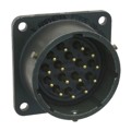 PT02E-20-16P - CONN RCPT MALE 16P GOLD SLDR CUP