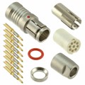HS2C9M26C - CONN PLUG MALE 9POS GOLD CRIMP