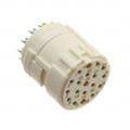 1224400000 - CONN FMALE INSERT 19P SOLDER CUP