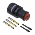 SJS830211 - CONN PLUG FMALE 3POS GOLD CRIMP
