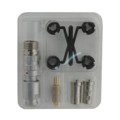 JBXFD0G04MSSDSMR - CONN PLUG MALE 4P GOLD SLDR CUP