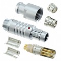 S20F1C-P05MFG0-500S - CONN PLUG MALE 5P GOLD SLDR CUP