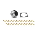 RT001823SKNH03-K - CONN RCPT FMALE 23POS GOLD CRIMP