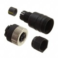 V12-G - CONN PLUG FMALE 3POS GOLD SCREW