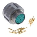 ALM06FD15-97P(072) - CONN PLUG MALE 12POS GOLD CRIMP