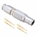 FGG.1B.304.CYCD52Z - CONN PLUG MALE 4POS GOLD CRIMP