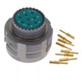 ALM06FD17-8P(072) - CONN PLUG MALE 8POS GOLD CRIMP
