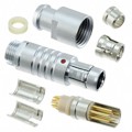 S40F1C-P05MFG0-450S - CONN PLUG MALE 5P GOLD SLDR CUP