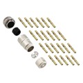 RT061823SNH-K - CONN PLUG FMALE 23POS GOLD CRIMP
