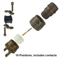 MS3126F-14-18S - CONN PLUG FMALE 18POS GOLD CRIMP