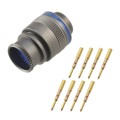 FMN.2M.308.XLCT - CONN PLUG MALE 8POS GOLD CRIMP
