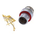 FGP.2F.312.CLC - CONN PLUG MALE 12POS GOLD CRIMP