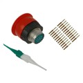 AL06FD13-35P(IP) - CONN PLUG MALE 22POS GOLD CRIMP
