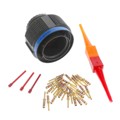 D38999/26WE26PN - CONN PLUG MALE 26POS GOLD CRIMP