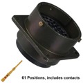 PT02SE-24-61P(025) - CONN RCPT MALE 61POS GOLD CRIMP
