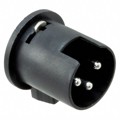 E3MSCQG - CONN MALE INSERT XLR 3P SLDR CUP