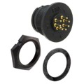 4281-7PG-300 - CONN RCPT MALE 7POS GOLD SOLDER