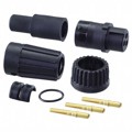 6380-3SG-519 - CONN PLUG FMALE 3POS GOLD CRIMP