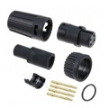 6280-4SG-513 - CONN PLUG FMALE 4POS GOLD CRIMP