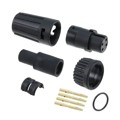 6380-4SG-519 - CONN PLUG FMALE 4POS GOLD CRIMP
