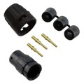 8380-3PG-3DC - CONN RCPT MALE 3POS GOLD CRIMP