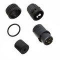 6382-3SG-315 - CONN PLUG FMALE 3P GOLD SLDR CUP