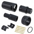 6280-5SG-519 - CONN PLUG FMALE 5POS GOLD CRIMP