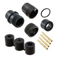 3380-4PG-3DC - CONN PLUG MALE 4POS GOLD CRIMP