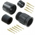 5280-9PG-321 - CONN RCPT MALE 9POS GOLD CRIMP