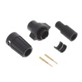 W6380-3PG-P-528 - CONN PLUG MALE 3POS GOLD CRIMP