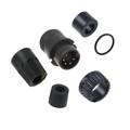 3282-5PG-321 - CONN PLUG MALE 5P GOLD SLDR CUP