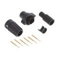 W6280-6PG-P-528 - CONN PLUG MALE 6POS GOLD CRIMP